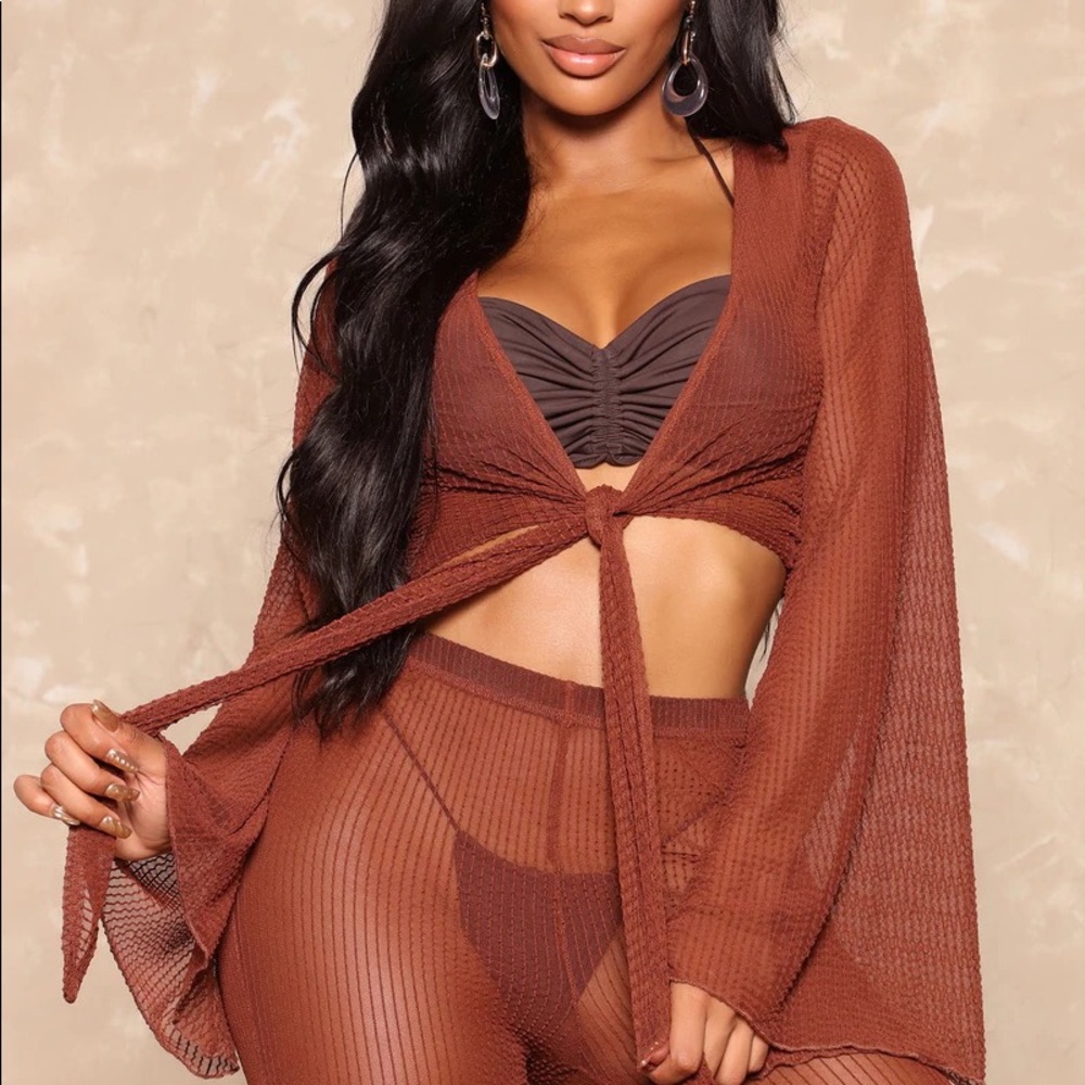 FN Vacay With Bae 2 Piece Cover Up Set